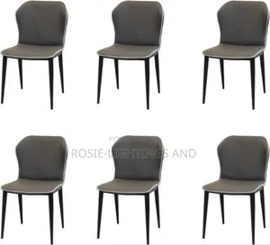 Modern Leather Dining Chair - Gray( by 6)