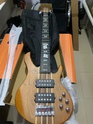 Smiger G-B50-T5 5-String Active Bass Electric Guitar.