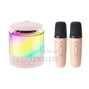Mini Karaoke Machine Portable Microphone Sound Box Set