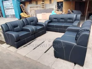 7 Seater Leather Sofa