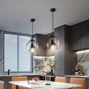 Nordic Glass Pendant Light for Kitchen Island Chandelier