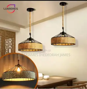 Vintage Hemp Rope Pendant Light Industrial Wind Led Hanging