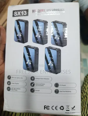 Sx13 4 in 1 Wireless Lapel Mic. 4 in 1 Wireless Microphone.