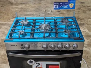 New Scanfrost 5 Burners Automatic Gas Cooker Oven 80cm
