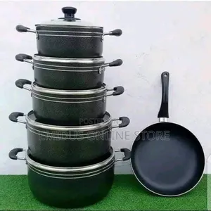 Nonstick Pot Set of 7 Frying Pan Inclusive