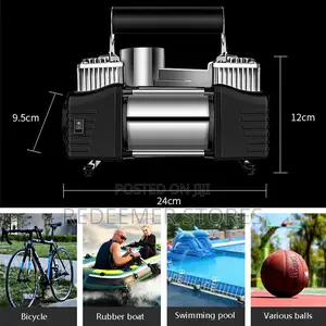 Tire Portable Air Pump(Double Cylinder)