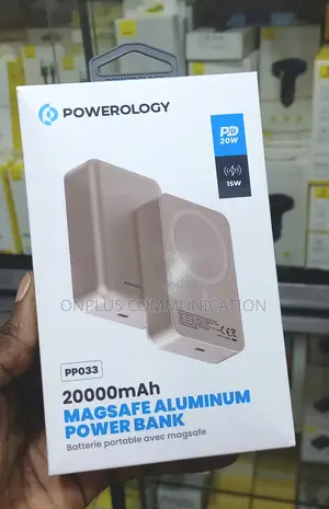 Powerology Pp033 20000mah Magsafe Aluminum Power Bank