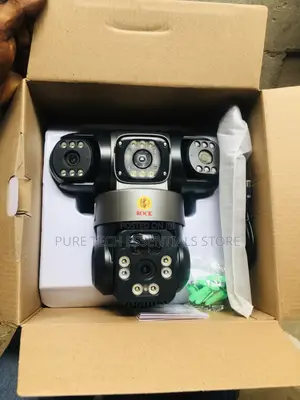 New 3 Lens Solar Powered PTZ Camera