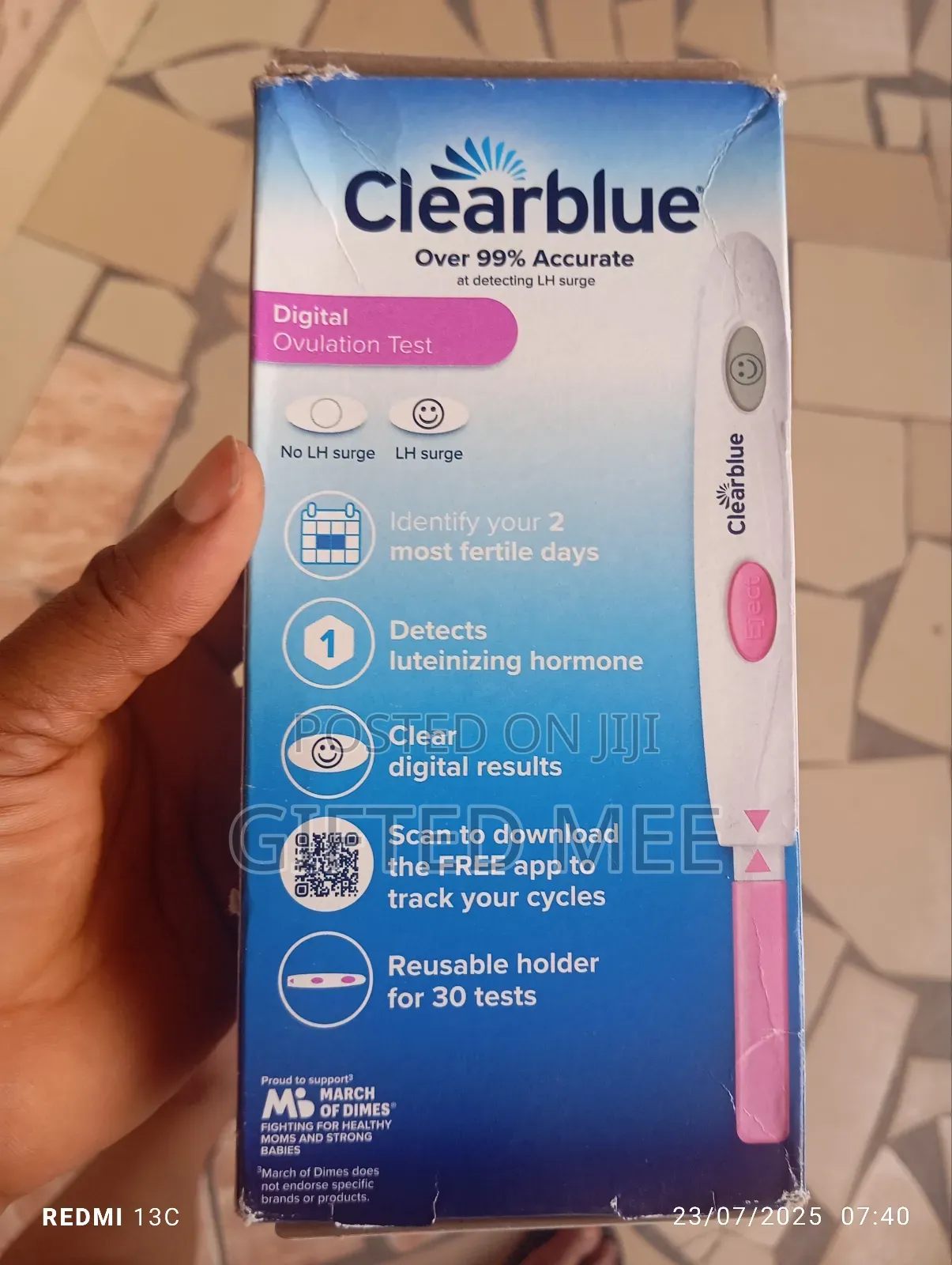 Clearblue Digital Ovulation Test Kit, 30 Tests.