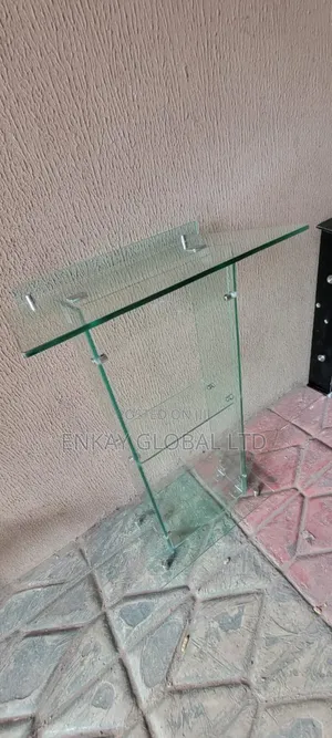 Tempered Glass Church Pulpit