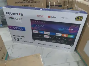 Crisp Polystar Pv-Hk55flsm 55" With HDR Clarity