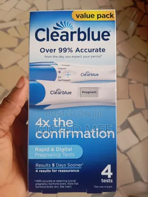 Clearblue Digital and Rapid Pregnancy Test Kit, 4 Tests.