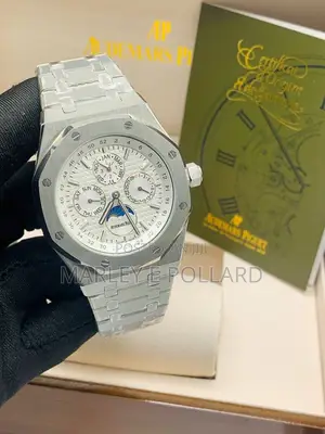 Silver Audemars Piguet Stainless Steel Watch