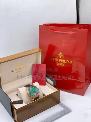 High-Quality Leather Patek Watch
