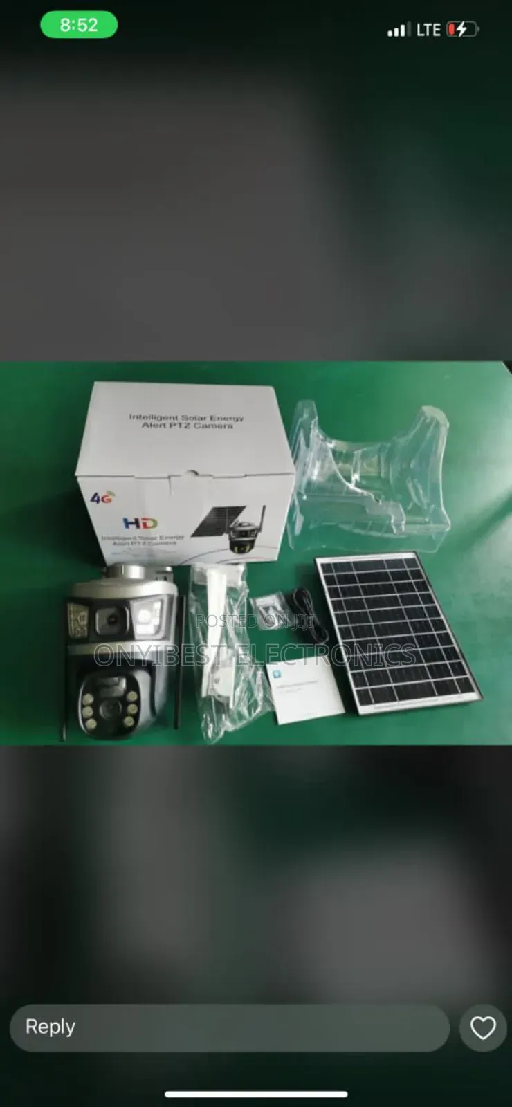 V380 Solar Panel Camera
