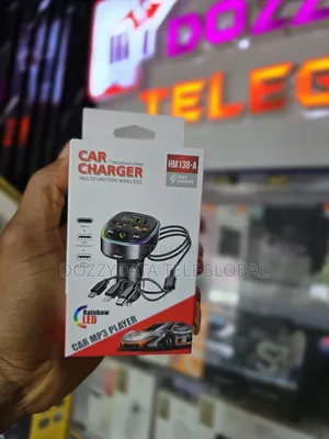 Hm138-a Multifunction Wireless Car Charger Car Mp3 Charger