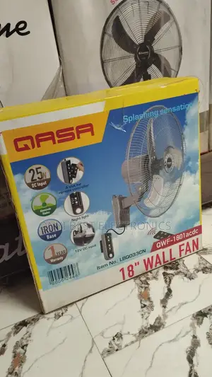 Qasa Ac/Dc 18" Wall Fan QWF-1801 Metal