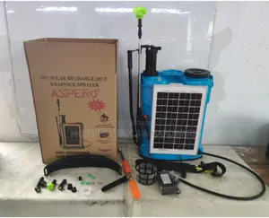 Aspero 3-in-1 Solar Rechargeable Knapsack Sprayer.