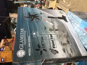 New Glamstar 18” Standing Rechargeable Fan
