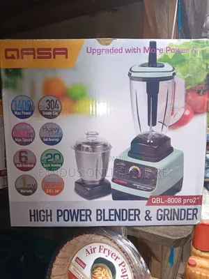 Qasa Industrial Blender Double Cup