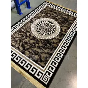 Turkish Morden Luxury Arabian Brown Center Rug
