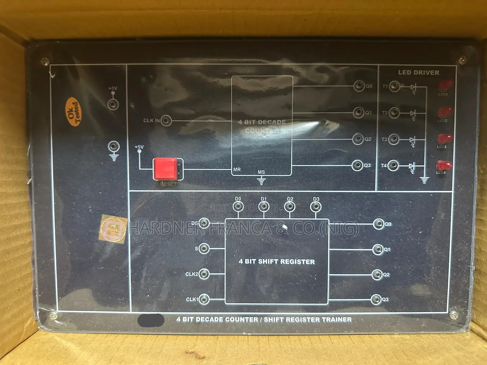 4 Bit Decade Counter / Shift Register Trainer