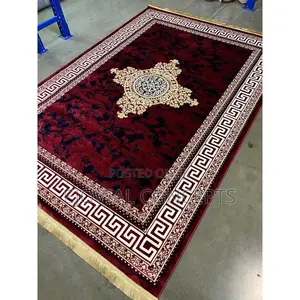 Turkish Morden Luxury Arabian Magnifying Red Center Rug