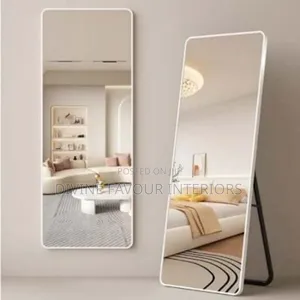 Full Length Wall / Standing Mirror - White Frame