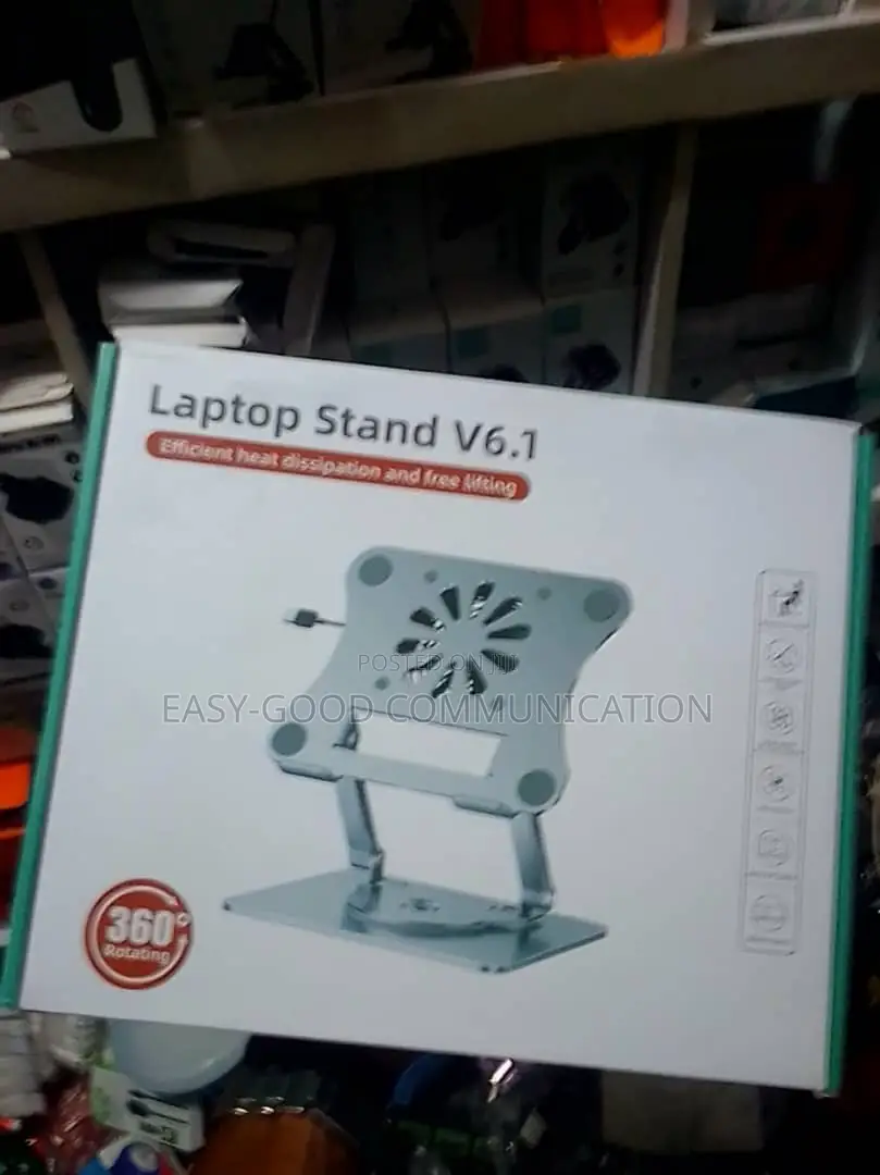 Laptop Stand With Fan Cooling