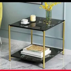 Room Parlour MDF Wooden Top Square Side Stool
