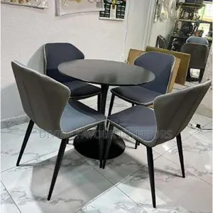 New Modern Wooden Top Dinning Table + 4 Chairs