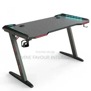E-Sport Gamer Desk With RGB Light- 47''