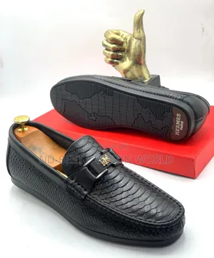 Black Men's Hermes Shoes