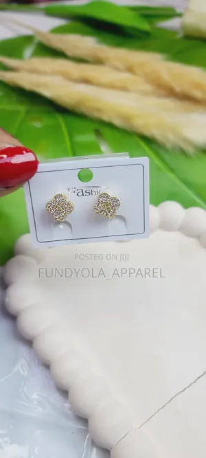 Gold Cz Earrings