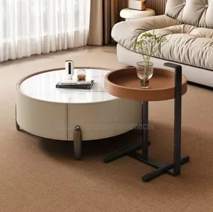Marble Top Center Table and Side Stool
