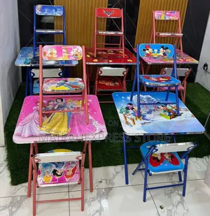 Children Character Table Chair Set