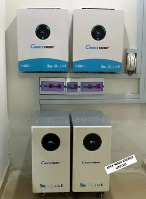 24kva Cworth Hybrid Setup+30kwh Lithium+24pcs-650w Panel
