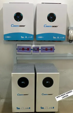 24kva Cworth Hybrid Setup+30kwh Lithium+24pcs-650w Panel
