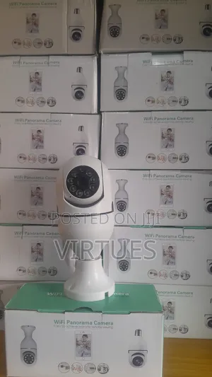 Wireless 360 Rotate Auto Tracking Panoramic Camera Bulb