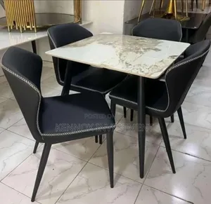 Exclusive 4 Seaters Marble Dining