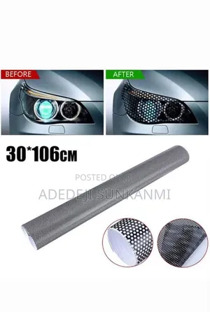 Car Headlight/ Taillight Perforated Film Pvc 30cm By 107cm