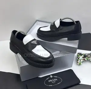 Prada Quality Luxury Men Genuine Leather Cooperate Shoe