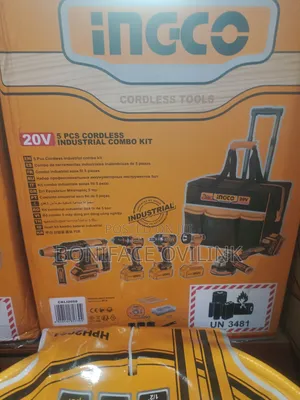 20v Ingco Cordless Industrial Combo Kit