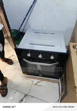 Black Glass Homestar Built in Gas Electric Ovenhsqmb60-Bk