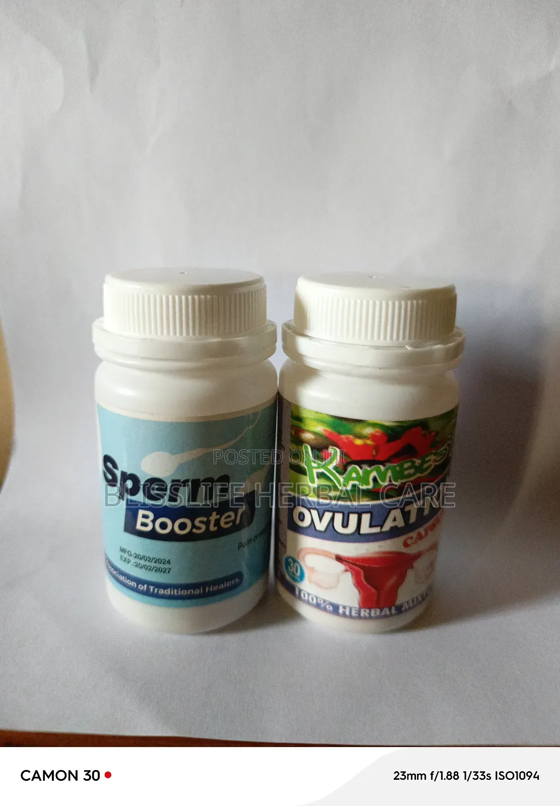 Sperm Booster Ovulation Herbal Combo Pack
