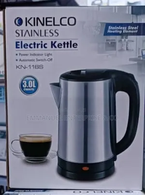 Kinelco Stainless Electric Kettle 3litres
