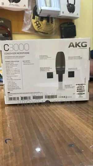Akg C3000 Large Diaphragm Studio Recording Mic