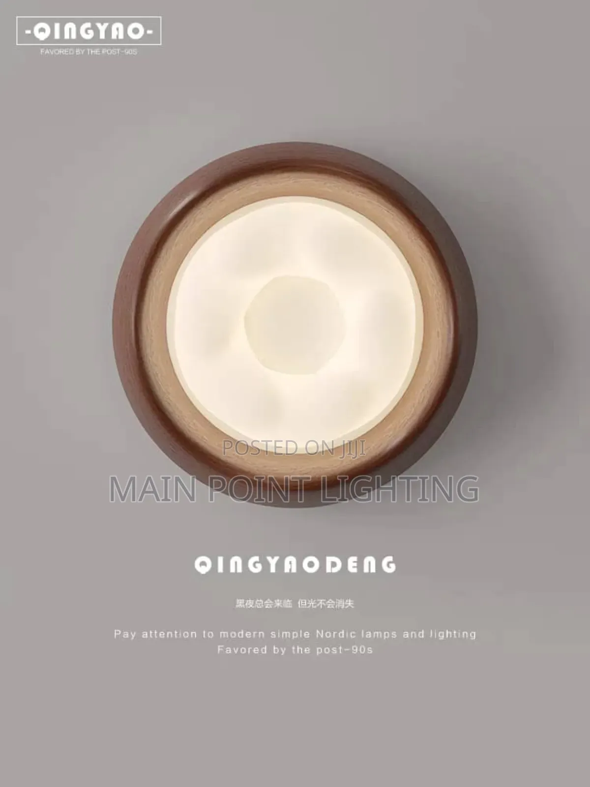 Wooden Chandelier Light