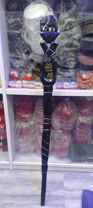 Luxurious Art Wooden Carved Walking Stick for Fashion