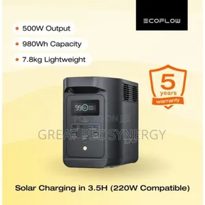 Ecoflow 980wh 500w E980 Portable Solar Generator Station